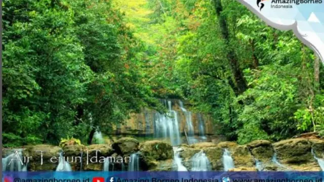 Air Terjun Idaman KM 18 di Kabupaten Bulungan, Kalimantan Utara