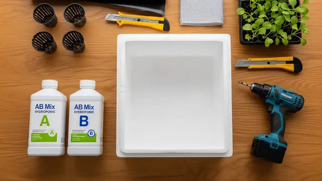 Cara Buat Kebun Hidroponik dari Box Styrofoam Bekas
