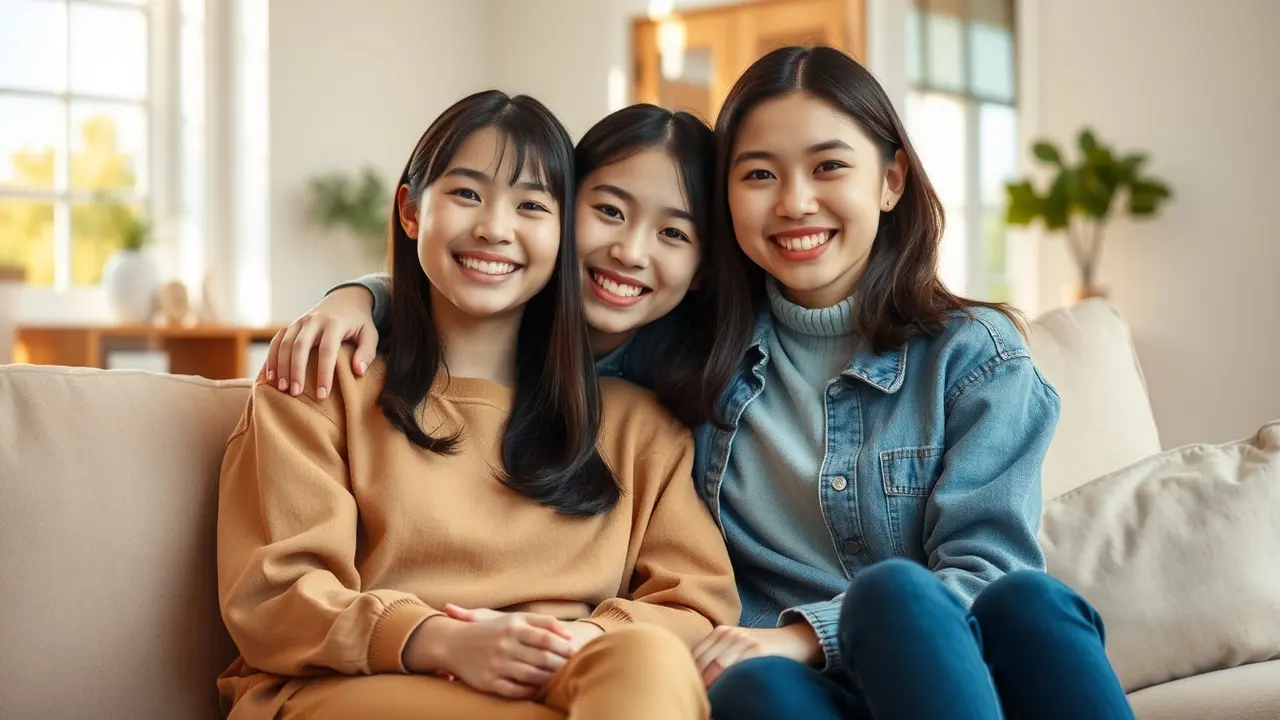 caption untuk adik perempuan