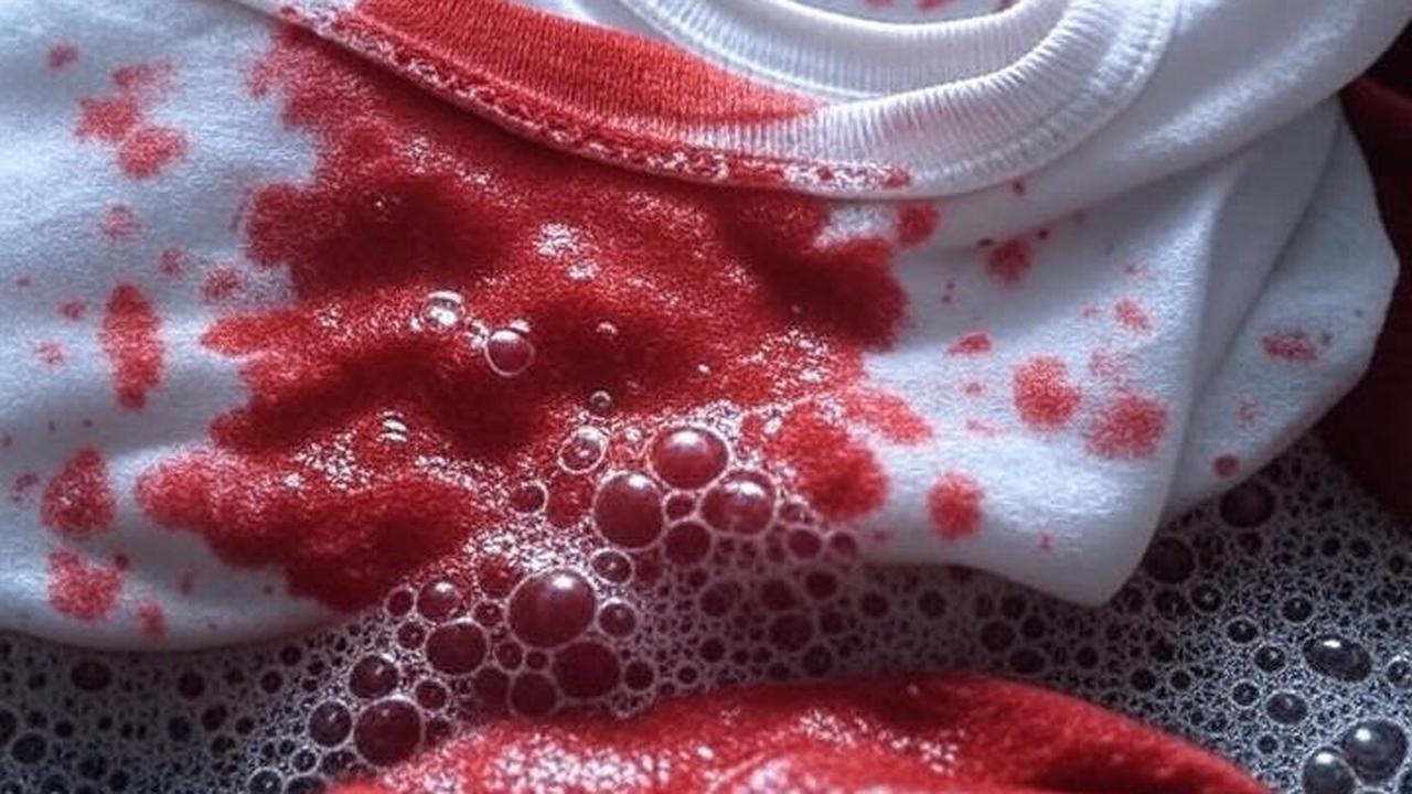 Noda luntur di baju putih