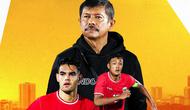 Timnas Indonesia - Jens Raven, Dony Tri Pamungkas, Indra Sjafri (Bola.com/Adreanus Titus)