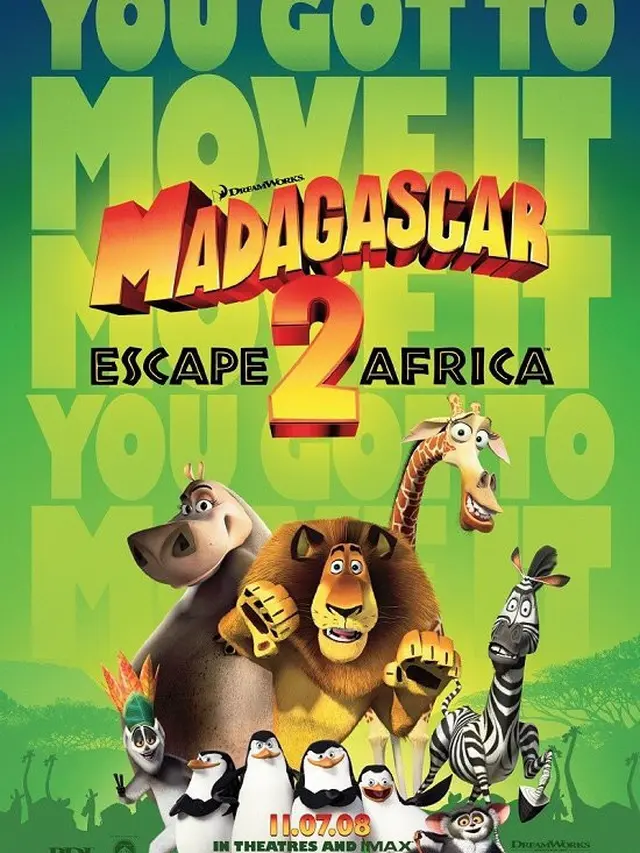 Poster Madagascar: Escape 2 Africa. (Foto: IMDb/ Paramount Pictures)