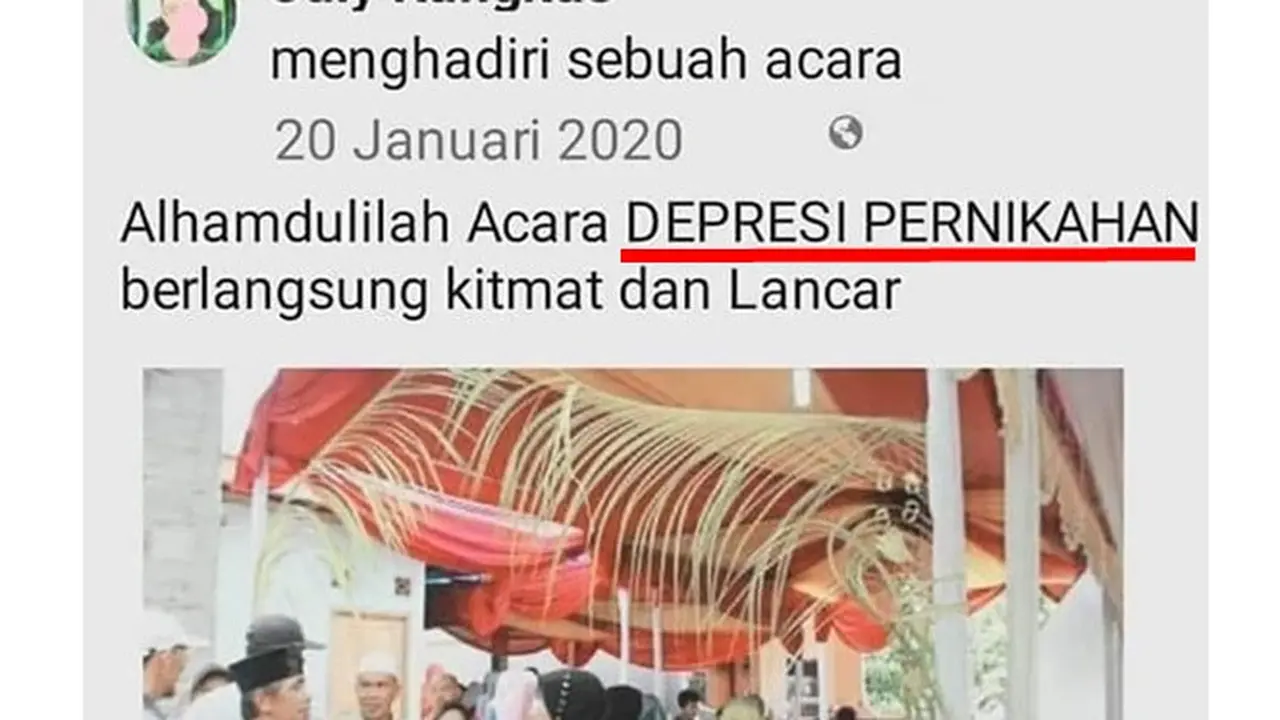 5 Status Facebook Tentang Nikahan Ini Bikin Geleng Kepala
