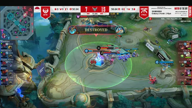 <p>Hasil MPL ID S14 Week 4: Fnatic Onic Akhiri Win Streak Bigetron Alpha dengan Skor 2-1. (Doc: MPL Indonesia)</p>