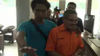 Jonru Ginting diperiksa penyidik Polda Metro Jaya (Liputan6.com/ Nafiysul Qodar)