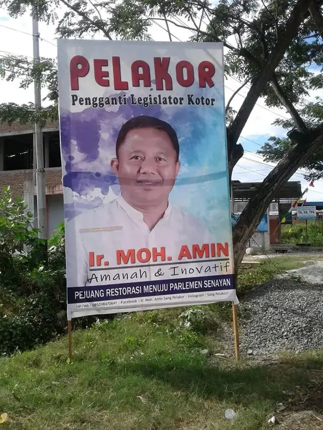 6 Tulisan 'Pelakor' Sebagai Nama Usaha Ini Bikin Salah Fokus