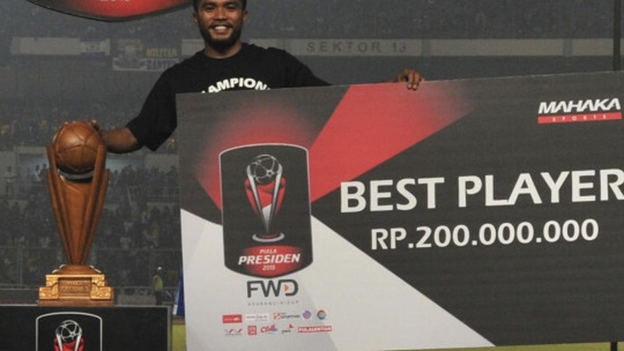 Euforia Persib angkat trofi juara Piala Presiden