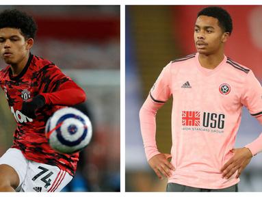 Premier League musim 2020/2021 telah usai dengan menyisakan rekor-rekor yang menarik untuk dicermati. Salah satunya adalah rekor pemain termuda. Meski kebanyakan tampil sebagai pemain pengganti, itu sudah cukup sebagai pengalaman berharga. Berikut 5 di antaranya. (Kolase Foto AFP )