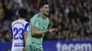 Luka Jovic. Pemain asal Serbia ini didatangkan dari Eintracht Frankfurt pada awal musim 2019/2020 usai tampil tajam dengan torehan 36 gol dalam 2 musim. Hingga kini ia belum tampil maksimal bersama Real Madrid dengan hanya mencetak 2 gol dari 40 laga. (AFP/Jose Jordan)