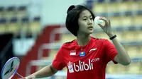 Putri Kusuma Wardani membawa Indonesia ke semifinal Kejuaraan Dunia Junior Bulu Tangkis 2019. (PBSI)