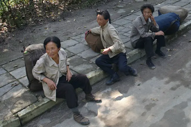 Ilustrasi rakyat jelata Korea Utara. (Sumber Flickr/Roman Harak)