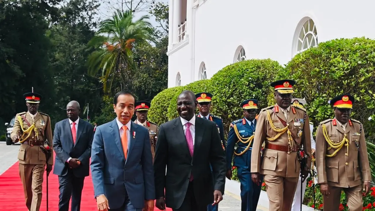 Presiden Jokowi bertemu Presiden Kenya, William Ruto