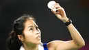 Hasil ini membuat Ratcahnok Intanon melaju ke perempat final Olimpiade Tokyo 2020. Selanjutnya, dia akan melawan tunggal putri nomor 1 dunia, Tai Tzu Ying di perempat final. (Foto: AP/Markus Schreiber)