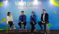 Peliuncuran tiket green daru tiket.com untuk menerapkan pariwisata berkelanjutan. (Liputan6.com/Henry)