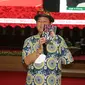 Go A Gong  Duta Baca Indonesia  Sedang Mmeberikan Materi di Acara Safari Literasi Nasional Yang Digelar di Auditorium Universitas Jember. (istimewa)