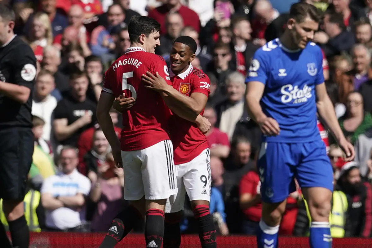 Hasil Liga Inggris: Manchester United Lumat Everton di Old Trafford