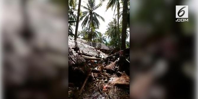 VIDEO: Kondisi Desa Teluk, Hilang Disapu Tsunami Selat Sunda