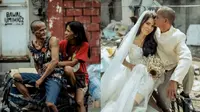 Pasangan Tunawisma Ini Jalani Sesi Foto Postwedding, 7 Potretnya Bikin Kagum. (Sumber: Instagram/rab4love)