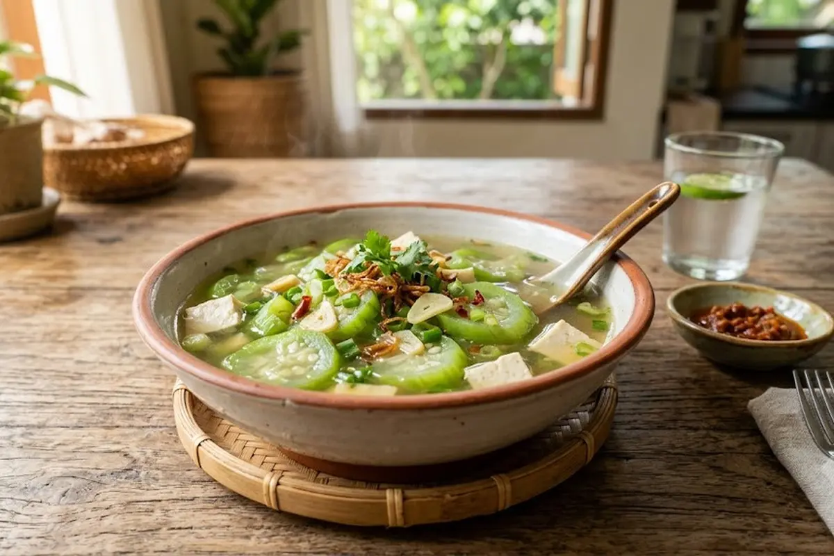 Resep Oyong Tahu Kuah Jahe