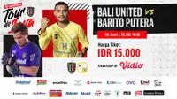 Link Live Streaming Bali United Tour de Java Eksklusif di Vidio, Jumat 18 Juni 2021. (Sumber : dok. vidio.com)