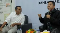 Diskusi yang bertemakan "Pilpres 2014 Berkoalisi atau Berkoalitas ?" dimoderatori oleh Effendi Ghazali, Jakarta Selatan, Rabu (14/5/2014) (Liputan6.com/Andrian M Tunay)