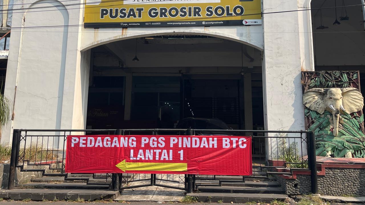 Pusat Grosir Solo Tutup Permanen