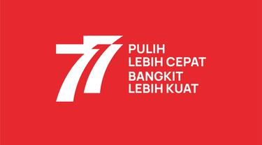 Ilustrasi logo HUT ke-77 RI
