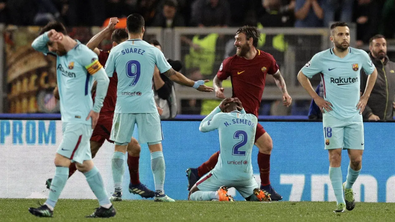 Liga Champions, Barcelona, AS Roma
