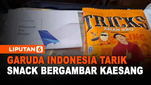 3 Fakta Terkait Foto Snack Di Pesawat Garuda Bergambar Kaesang Pangarep