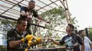 Pertarungan Daud Yordan dengan petinju Argentina itu akan memperebutkan WBA Lightweight International title. (Bola.com/Vitalis Yogi Trisna)