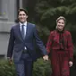 PM Kanada Justin Trudeau dan Sophie Gregoire Trudeau pada 2019. (Justin Tang/The Canadian Press via AP, File)
