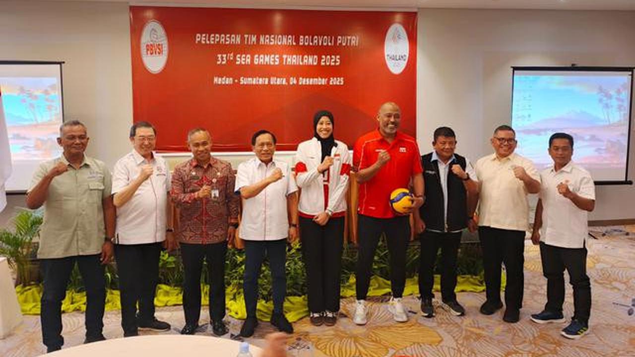 Timnas Voli Putri Indonesia Resmi Dilepas ke SEA Games 2025, Perpaduan Pemain Senior dan Junior