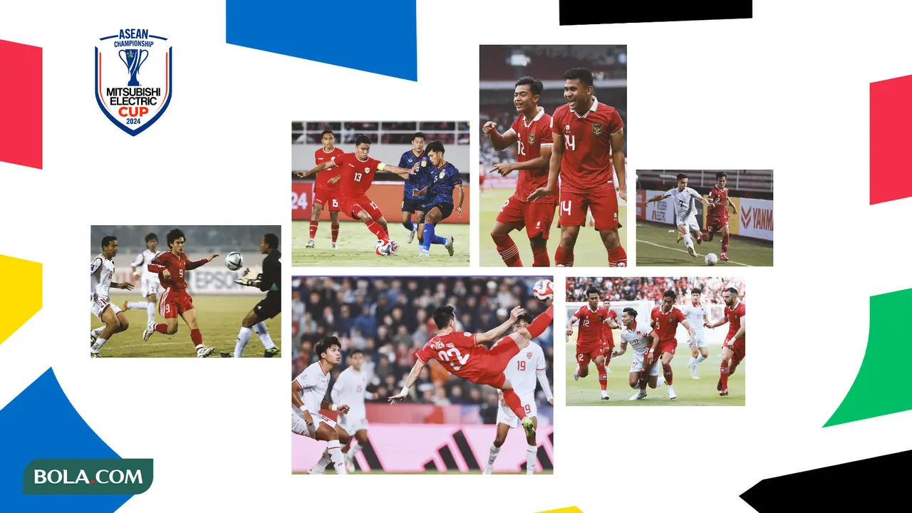 Kolase - Foto Timnas Indonesia di Piala AFF