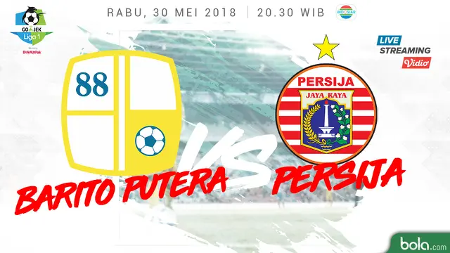 Barito Putera Vs Persija Jakarta