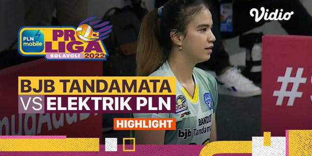 VIDEO: Bandung BJB Tandamata Buat Jakarta Elektrik PLN Terima Kekalahan Ketiga di Proliga 2022