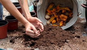 Ilustrasi pupuk kompos. (Image by freepik)