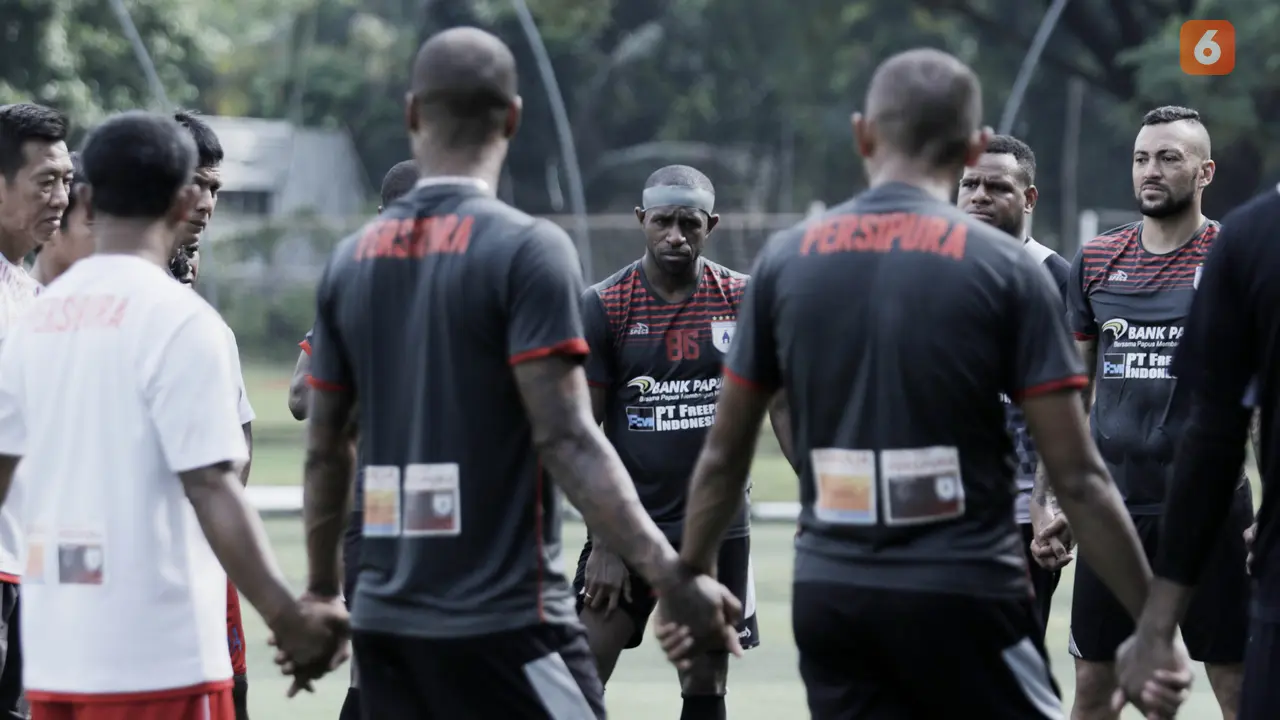 Liga 1 2018: Latihan Persipura Jayapura