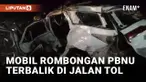 Mobil Rombongan PBNU Terbalik di Tol Ngawi, 1 Orang Meninggal