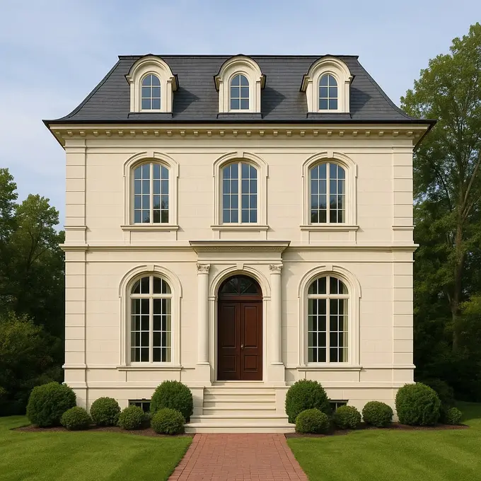 Inspirasi Model Rumah 2 Lantai ala Eropa Klasik