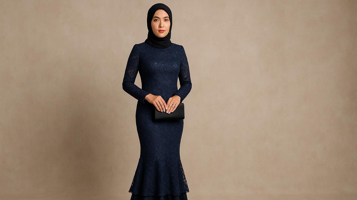 7 Model Gamis Brokat Rempel Bawah Tren 2025, Pilihan Fashionable untuk Wanita Usia 30-an