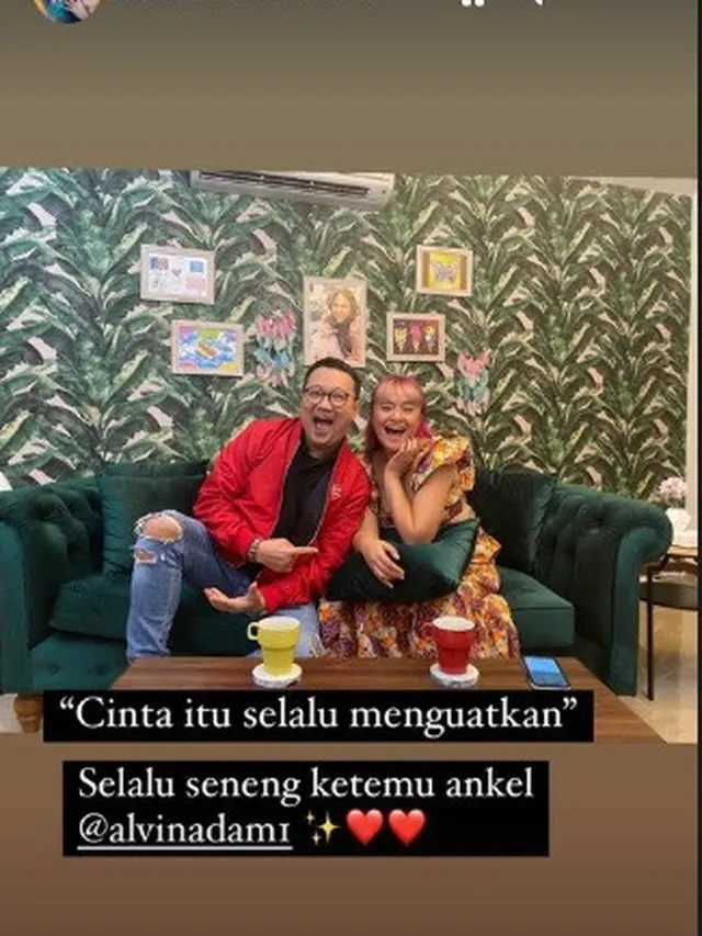 Marshanda bersama  Alvin Adam (Foto: Instagram @alvinadam1)