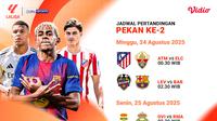 Jadwal Pertandingan Laliga Live Streaming eksklusif di Vidio. (dok. vidio.com)