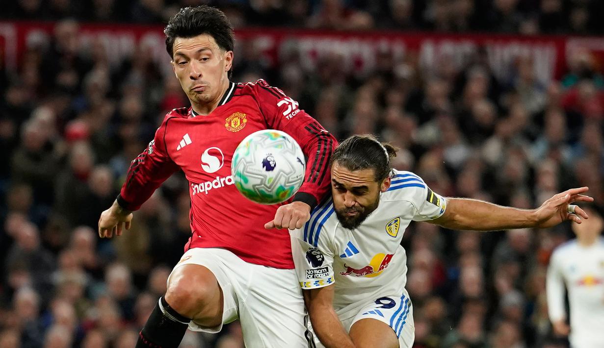 Momen tersebut terjadi pada babak kedua saat Setan Merah tertinggal dengan skor 0-2. (AP Photo/Dave Thompson)