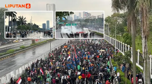 Banner Infografis Kronologi Demo 28 Agustus 2025 Berujung Ricuh. (Liputan6.com/Gotri/Abdillah)
