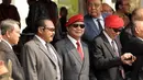 Ketua Umum Partai Gerindra Prabowo Subianto hadir dalam upacara Sertijab Danjen Kopassus di Mako Kopassus, Jakarta, Jumat (24/10/2014). (Liputan6.com/Helmi Fithriansyah)