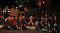 Wali Kota Medan, Bobby Nasution, menghadiri puncak Perayaan Hari Ulang Tahun (HUT) ke 432 Kota Medan dengan menyaksikan konser bertajuk Colorful Medan Carnival