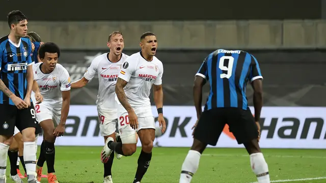 Penyerang Inter Milan, Romelu Lukaku.