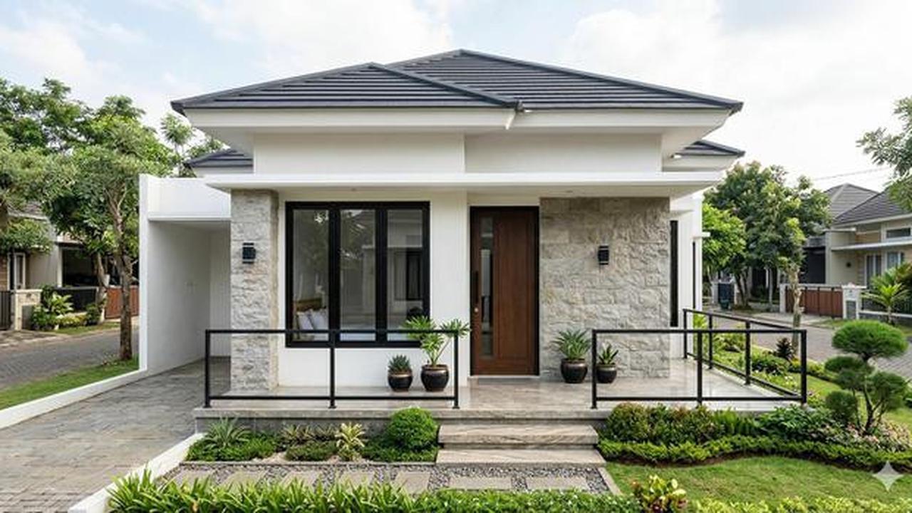 5 Inspirasi Gambar Rumah 1 Lantai Tipe 36: Modern, Elegan, dan Fungsional