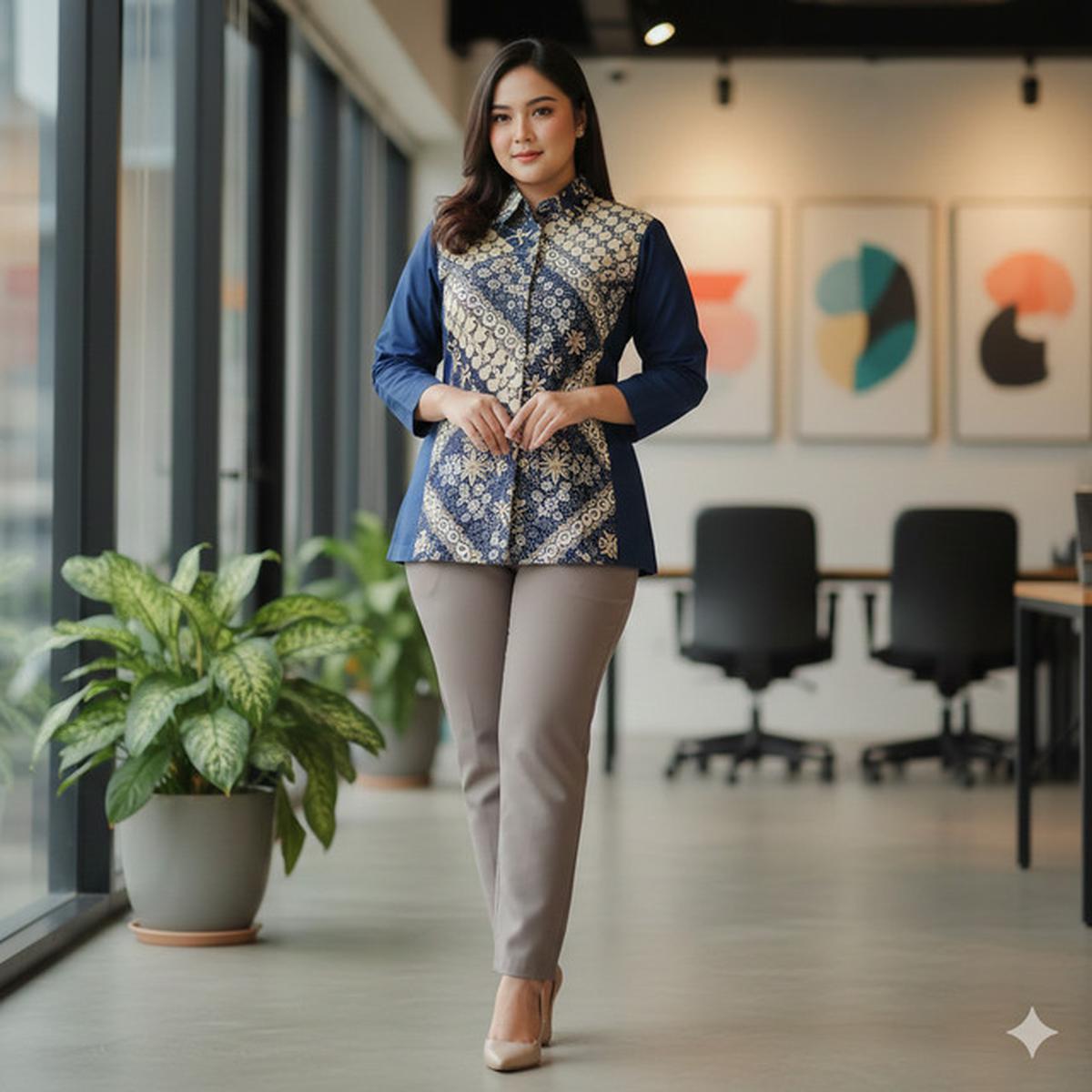 7 Model Atasan Batik Berkerah untuk Wanita Karier, Beri Kesan Elegan di 2026