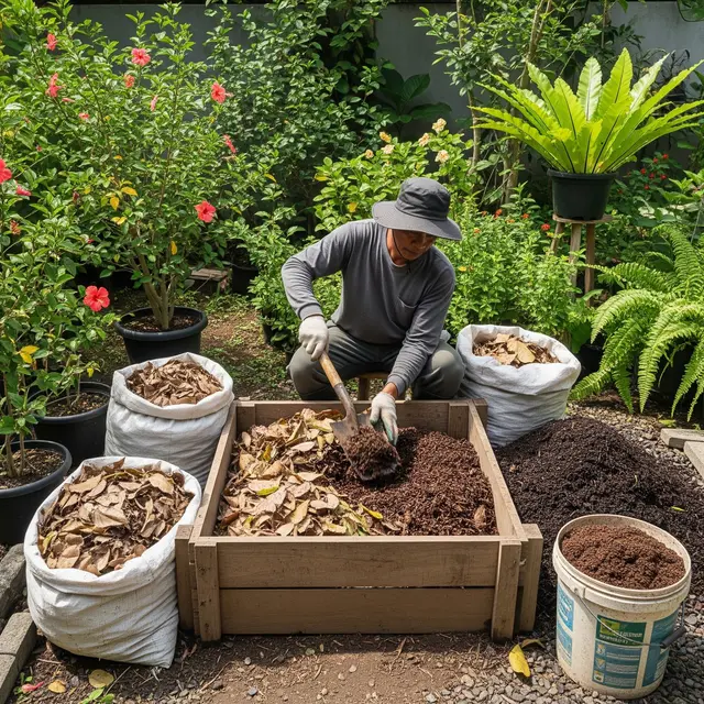 12 Cara Menekan Biaya Berkebun hingga 50 Persen dengan Kotoran Ayam